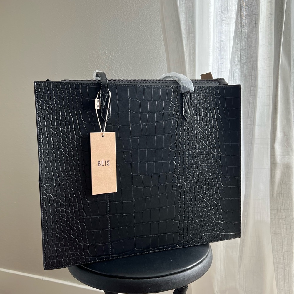 BLACK BEIS WORK TOTE BAG